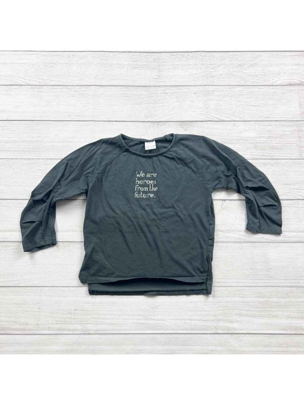 Zara Kids We Are Heroes From The Future Long Sleeve Shirt 6